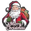 Santa Claus – Merry Christmas Illustration