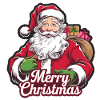 Santa Claus – Merry Christmas Illustration