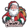 Père Noël – Joyeux Noël Illustration