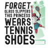 Funny Tennis Player Racket Girl
