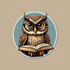 Owl with books