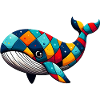 Harlequin whale