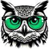 Owl with Glasses