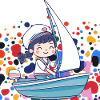 Voilier à voile