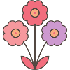 Cute Pink And Purple Flowers
