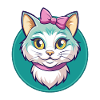 Chantilly Tiffany Kat Race Tegneserie Kawaii Dyr