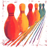 Dessin de bowling à l’ancienne