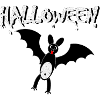 Halloween Fledermaus