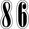 86 Symbole numérique