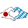 Japan Bavaria Hands Heart Shape