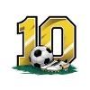 10th Birthday 10 Years Soccer Soccer Player