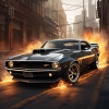 Lifelike Vision muscle-car