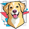 Retro Dog Design