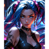 Anime-Mädchen
