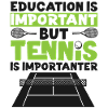 Funny Tennis Player Racket