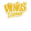 Vilnius Lithuania souvenir lettering