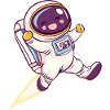 Astronaut Spaceman Space Shuttle