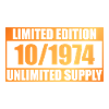 50th Anniversary Limited Edition - ꝏ Supply 10/1974