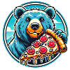 Pizza bear design