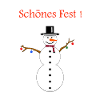 Snowman beautiful feast