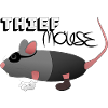 Thief Mouse in Crook Look