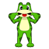Funny frog