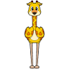 Girafe Flamant rose