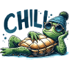 Chill Toad Turtle Cool Chill Gift