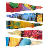 Abstraktes buntes Farbschicht-Design
