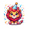Leo Birthday Confetti