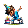 Anniversaire de football pour enfants