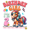 2ème anniversaire fille équitation