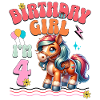 4ème anniversaire fille équitation