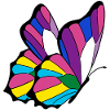 Butterfly pansexual bisexual androgynous