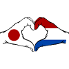 Japan Holland Hands Heart Shape
