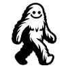 Smiling Yeti - Bigfoot Sighting
