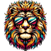 Lion with Sunglasses