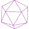 violet icosahedron