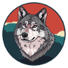 Wolf Full Moon Wolves