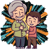 Grandma Grandparents Granddaughter