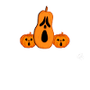 Pumpkin Halloween Bats