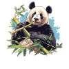 Panda gigante Große Panda Großer Panda