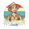 Zoologiste Zoo-perstar Scientifique Rétro Biologiste