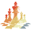 Chess Pieces Sketch Retro