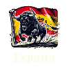 Spain Bull Flag Design