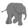 Bébé éléphant d’Afrique