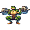 Frog Toad Toad Barbell Gym Fitness Workout