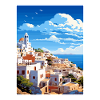Tétouan Maroc Affiche de voyage Peinture Souvenir WPA