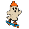 Skateboarding Spooky Party Skateboarders