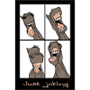 "Just joking"